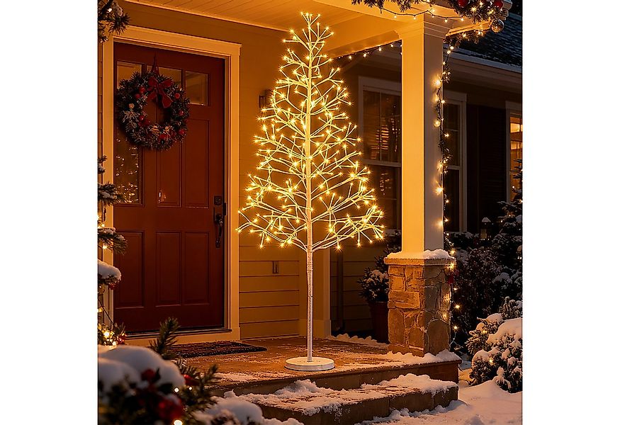 COSTWAY Dekobaum (1 St), Lichterbaum, LED Birkenbaum, künstlicher Weihnacht günstig online kaufen