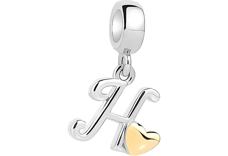 LuxusKollektion Kette und Anhänger Set Anhänger Buchstaben AZ Beads Herz Ar günstig online kaufen