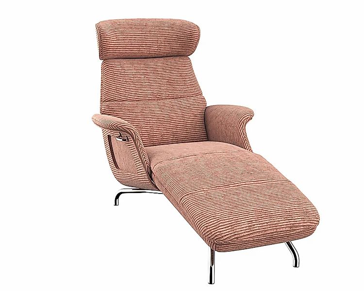 FLEXLUX Loungesessel "Clement Chaislongue, Relaxstuhl, Liegesessel,", Rücke günstig online kaufen