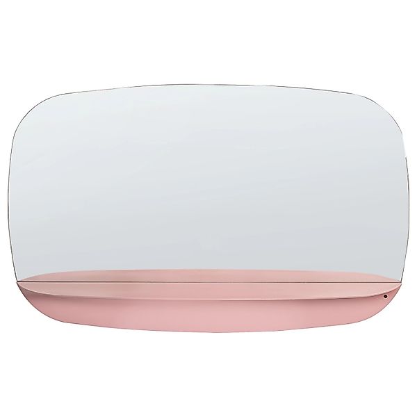 Beliani Wandspiegel DOSNON Rosa Schwarz 2x80x50 günstig online kaufen