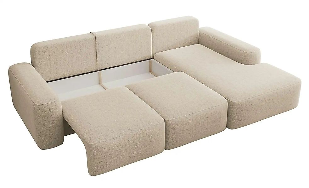 Selsey Ecksofa mit Schlaffunktion Carnos ¦ beige ¦ Maße (cm): B: 264 H: 82 günstig online kaufen