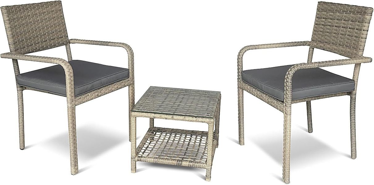 Ragnarök Möbel-Design Garten-Essgruppe Balkon Set, (Set, günstig online kaufen