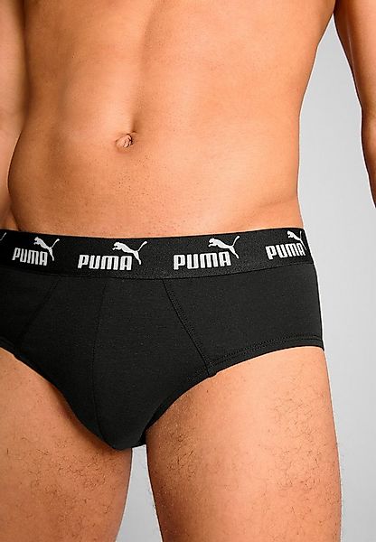 PUMA Schlüpfer PUMA Herren Elements Basic Brief Slips Unterwäsche im 4er Pa günstig online kaufen
