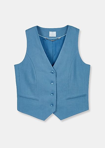 MADELEINE Kurzweste "Weste Kurze Leinenweste" günstig online kaufen