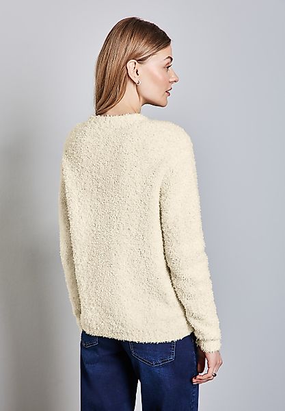 STREET ONE Rundhalspullover, im angenehmen Materialmix günstig online kaufen