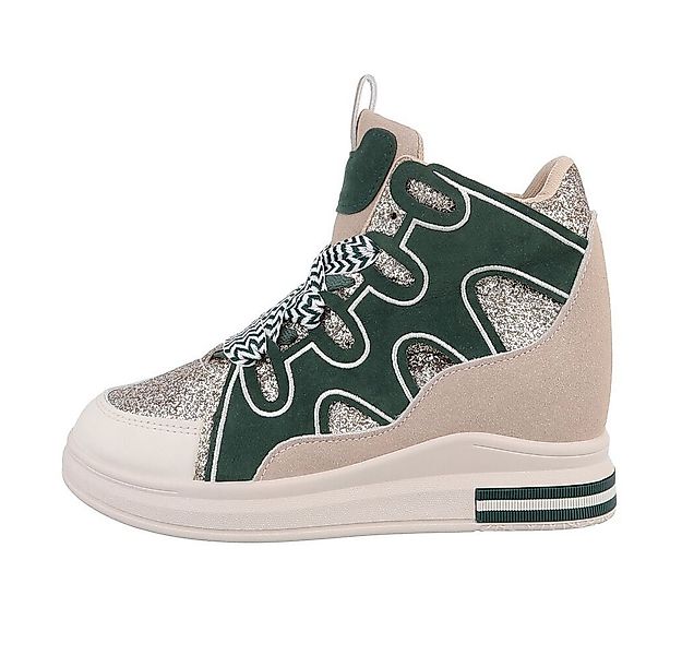 Ital-Design Damen High-Top Freizeit Sneakerboots (84463408) Keilabsatz/Wedg günstig online kaufen