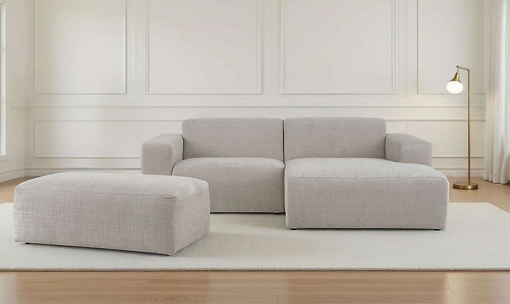 INOSIGN Ecksofa "Koa,228cm, L-Form, Modulsofa, Webstoff, Cord, Struktur, Ch günstig online kaufen