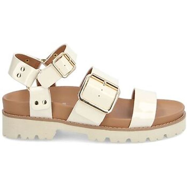 No Name  Sandalen JUNE ANKLE W - PATENT - BLANC CASSE günstig online kaufen