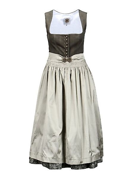 Berwin Dirndl Dirndl mit Cordoberteil und Seidenschürze (Einzelstück) günstig online kaufen