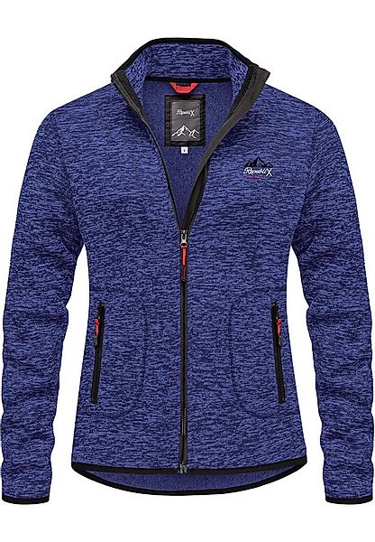REPUBLIX Fleecepullover JUDIS Damen Strickfleece Sweatjacke Zipper Fleecepu günstig online kaufen