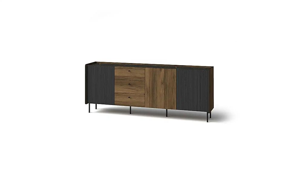 Sideboard  Prestigo ¦ braun ¦ Maße (cm): B: 200 H: 78 Kommoden & Sideboards günstig online kaufen