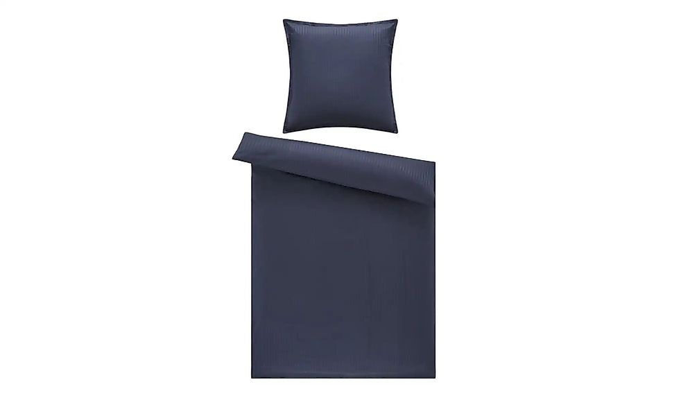 como Damast-Bettwäsche   ¦ blau ¦ Maße (cm): B: 135 Bettwaren > Bettwäsche günstig online kaufen
