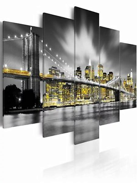artgeist Wandbild NYC: amber eyes mehrfarbig Gr. 200 x 100 günstig online kaufen