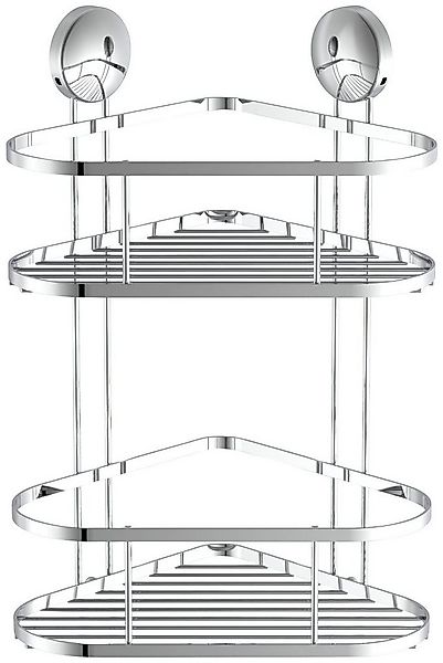 Eisl Duschregal, kleben oder bohren, 2 Etagen, Edelstahl, Eckregal für Sham günstig online kaufen