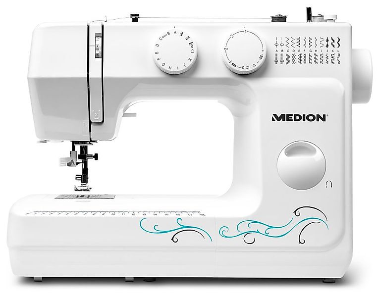 Medion® Freiarm-Nähmaschine »(MD 18205), 60 Stichmuster, Freiarmnähmen, 60 günstig online kaufen