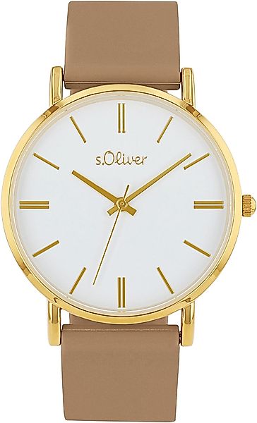 s.Oliver Quarzuhr 2038374, Armbanduhr, Damenuhr, analog, günstig online kaufen