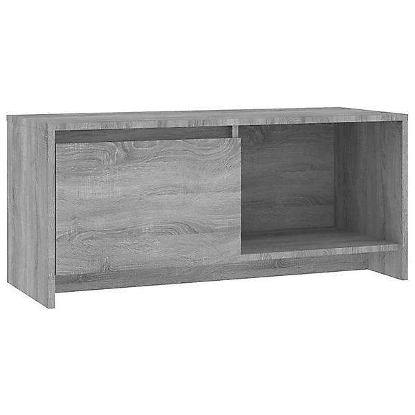 furnicato TV-Schrank Grau Sonoma 90x35x40 cm Holzwerkstoff (1-St) günstig online kaufen