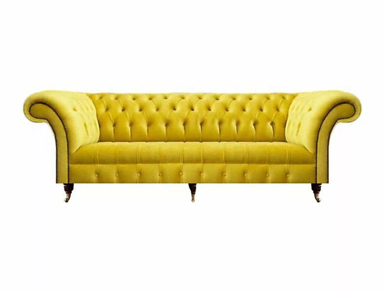 JVmoebel Chesterfield-Sofa Modern Textil Sofa Dreisitze Couch Möbel Chester günstig online kaufen