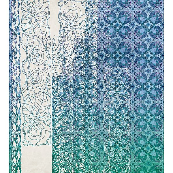 Sanders & Sanders Fototapete Jugendstil Rot 250 x 280 cm 611841 günstig online kaufen