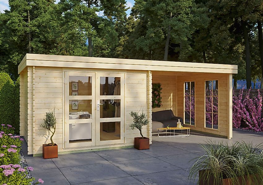 KONIFERA Gartenhaus Acrux aus skandinavischem Fichtenholz, günstig online kaufen