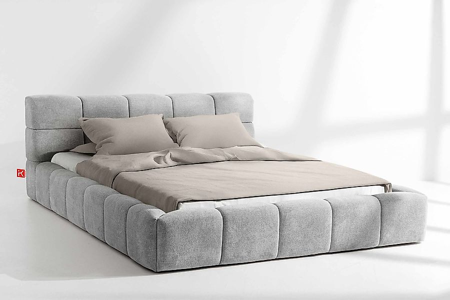 KONSIMO® Polsterbett Doppelbett AERI mit Stauraum, günstig online kaufen