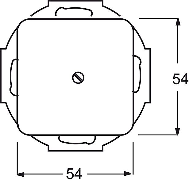 Busch-Jaeger Blindzentralscheibe ws mit Tragring 2538-212 - 2CKA001715A0218 günstig online kaufen