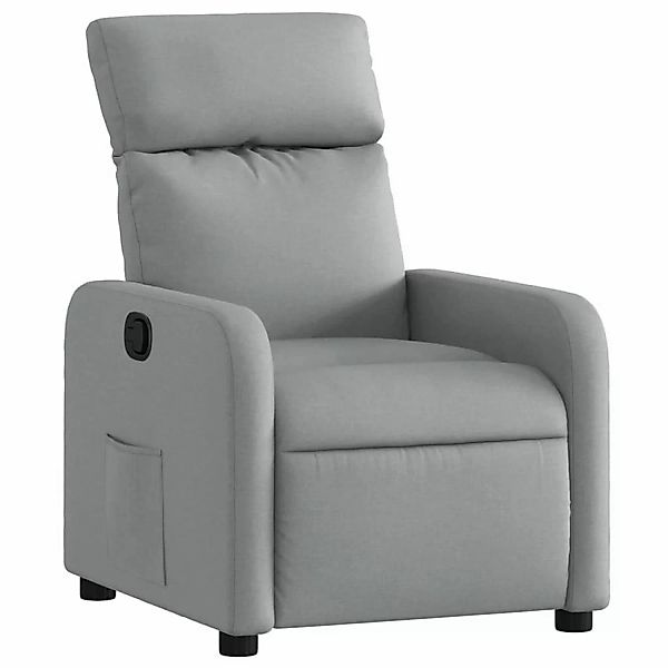 vidaXL Sessel Relaxsessel Hellgrau Stoff (1-St) günstig online kaufen