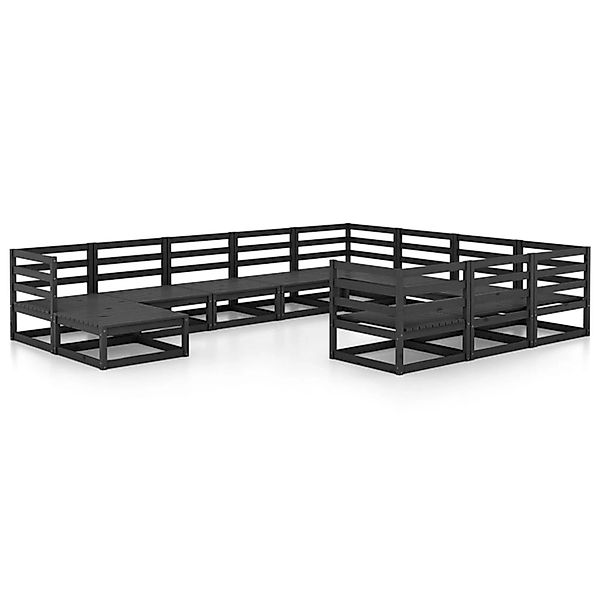 vidaXL 11-tlg Garten-Lounge-Set Massivholz Kiefer Modell 21 günstig online kaufen