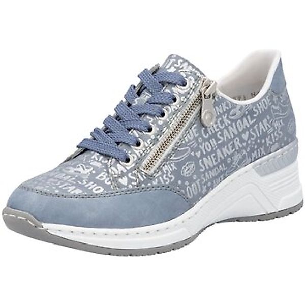 Rieker Sneaker mit Lettern bedruckt, Freizeitschuh, Halbschuh, Schnürschuh günstig online kaufen