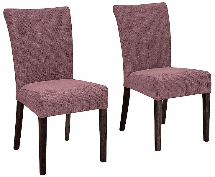 Home affaire Esszimmerstuhl "Queen" (Set) 2 Stk. Softstruktur Beine aus mas günstig online kaufen