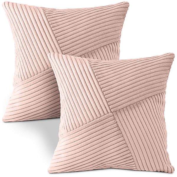 Amilian Kissenbezüge - 2er Set Kissenhüllen - Zierkissenbezüge - Kissenbezu günstig online kaufen