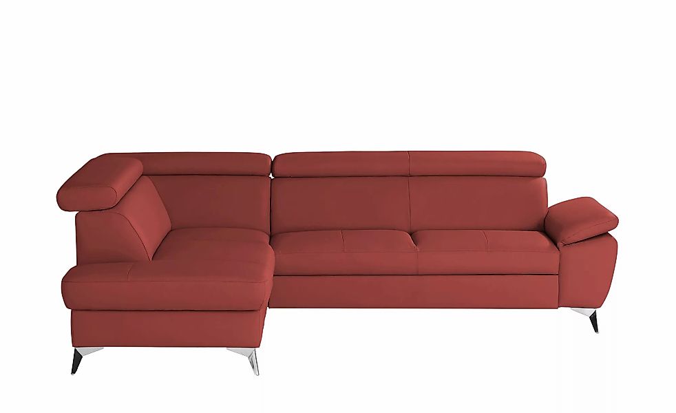 uno Ecksofa  Apollo ¦ rot ¦ Maße (cm): B: 268 H: 81 T: 210.0 Polstermöbel > günstig online kaufen