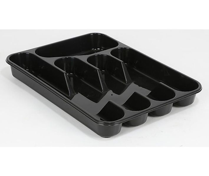 BURI Besteckkasten Besteckkasten schwarz Besteckeinteiler Besteckbox günstig online kaufen