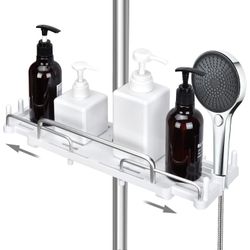 STILVORA Duschablage ausziehbar Duschregal Badregal Eckregal günstig online kaufen