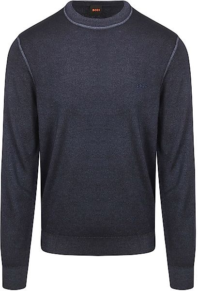 BOSS Pullover Astefano Wolle Navy - Größe M günstig online kaufen