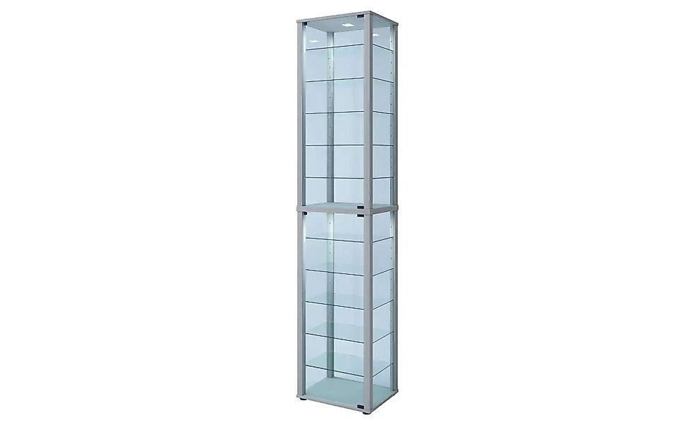 Vitrine  Kavisa ¦ silber ¦ Maße (cm): B: 50 H: 227 Schränke > Vitrinen - Hö günstig online kaufen