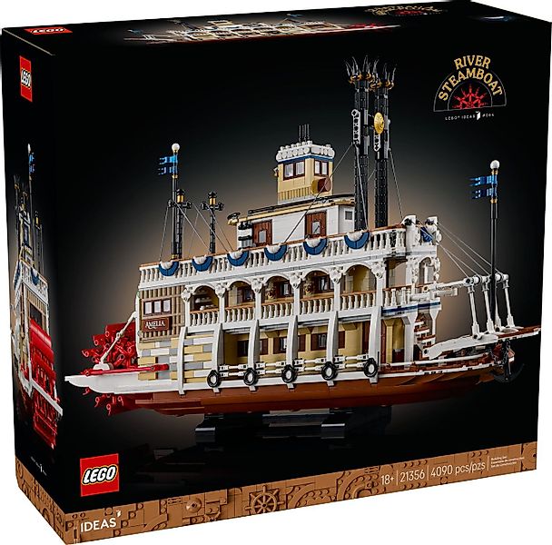 LEGO® Ideas 21356 Flussraddampfer Konstruktionsspielsteine günstig online kaufen