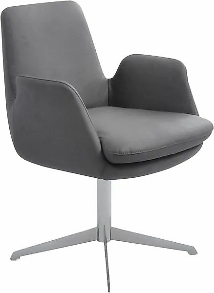 K+W Komfort & Wohnen Drehstuhl »Cube« () Rückholfunktion, Untergestell Edel günstig online kaufen