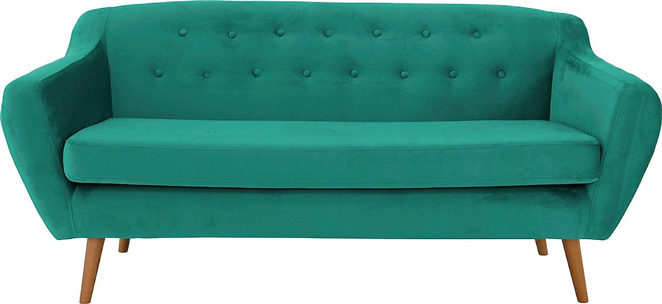 Home affaire 3-Sitzer "Renne" mit Heftung im Rücken im skandinavischem Stil günstig online kaufen