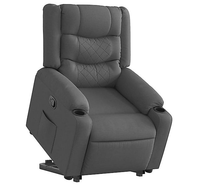 vidaXL Sessel Relaxsessel mit Aufstehhilfe Dunkelgrau Stoff (1-St) günstig online kaufen