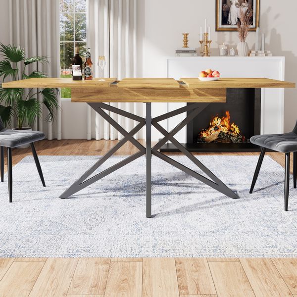 Flieks Esstisch ausziehbarer Tisch (Metallbeine mit günstig online kaufen