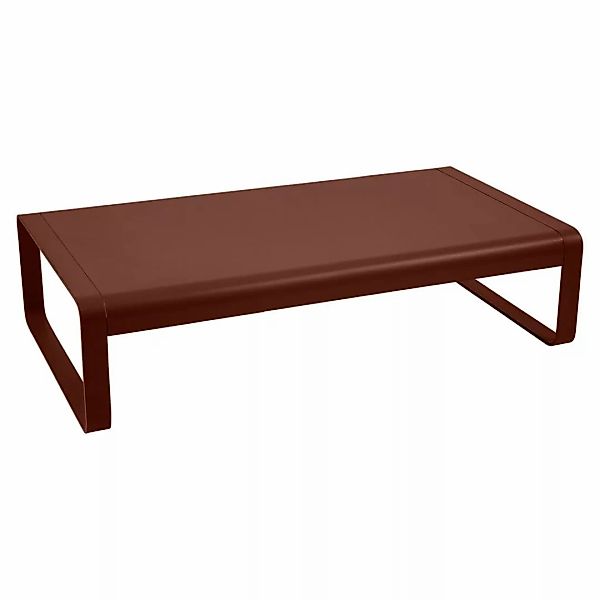 Bellevie niedriger Lounge-Tisch groß 138 x 80cm Ockerrot günstig online kaufen