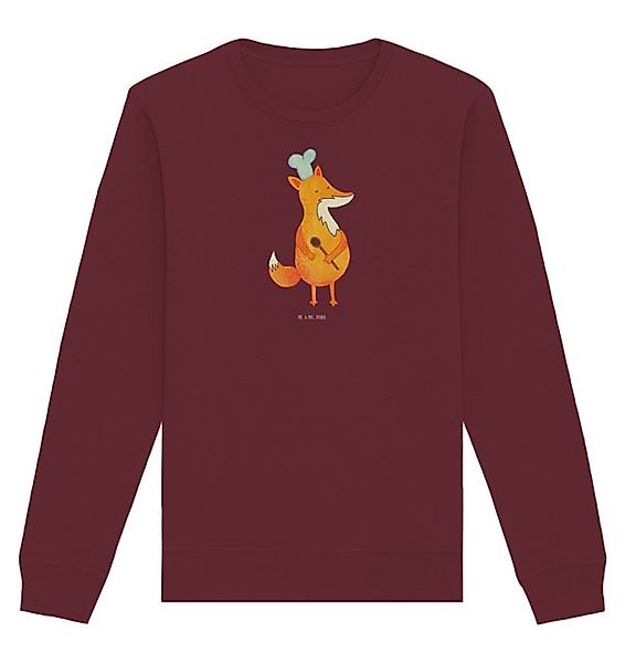 Mr. & Mrs. Panda Longpullover Fuchs Koch Größe S - Burgundy - Geschenk, Swe günstig online kaufen