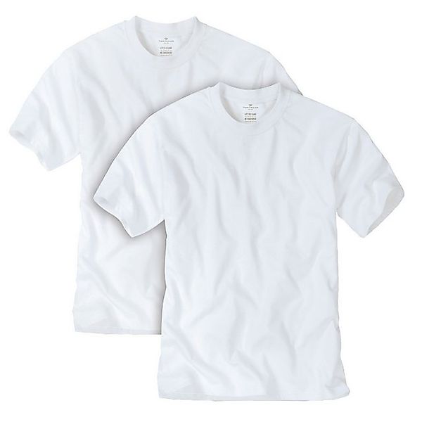 TOM TAILOR T-Shirt Herren-Unterhemd 2er-Pack Single-Jersey Uni günstig online kaufen