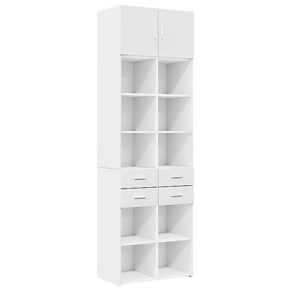 vidaXL Schrankmodule Hochschrank Weiß 70x42,5x225 cm Holzwerkstoff günstig online kaufen