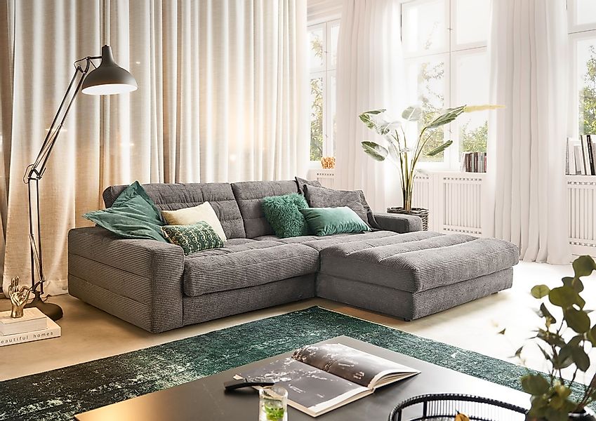 3C Candy Ecksofa "Stripes Mega-Sofa, bequem und komfortabel, L-Form", Lose günstig online kaufen