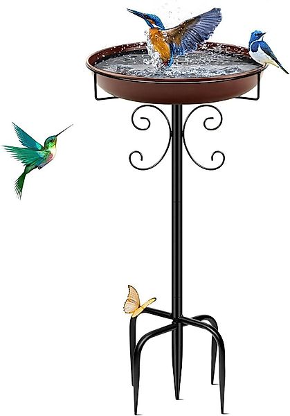LuxusKollektion Vogelhaus Vogeltränke Metall Antik Braun günstig online kaufen