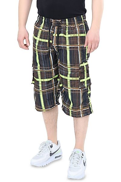 Ben Creek Cargobermudas QL05 3/4 Capri mit Multitaschen, kurze karierte Fun günstig online kaufen