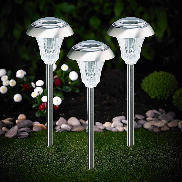 MeLiTec LED Solarleuchte Solar Gartenleuchte "SO03-1" günstig online kaufen