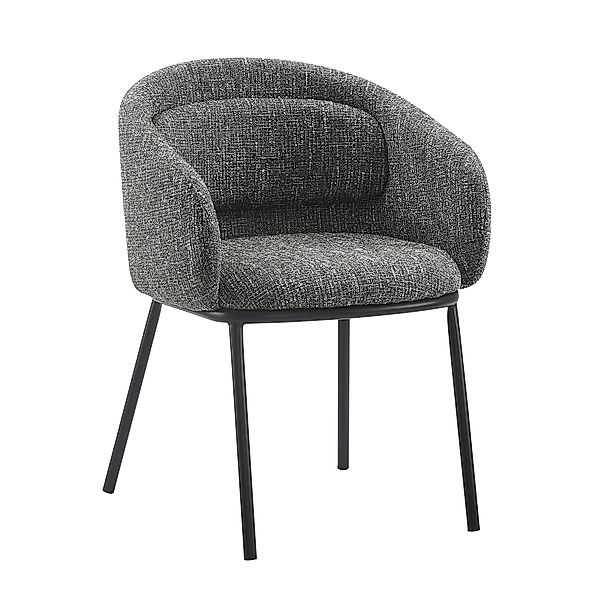 riess-ambiente Esszimmerstuhl FLORENZ granitgrau / schwarz günstig online kaufen
